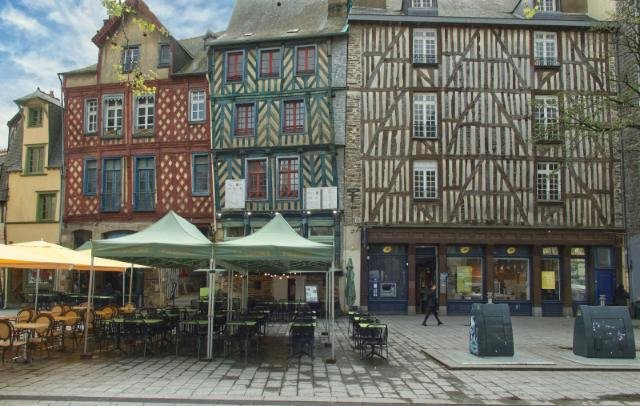 Maisons à colombages du centre de Rennes : circuit touristique à Rennes